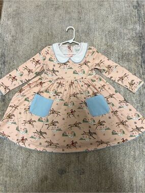 Serendipity equestrian print dress size M